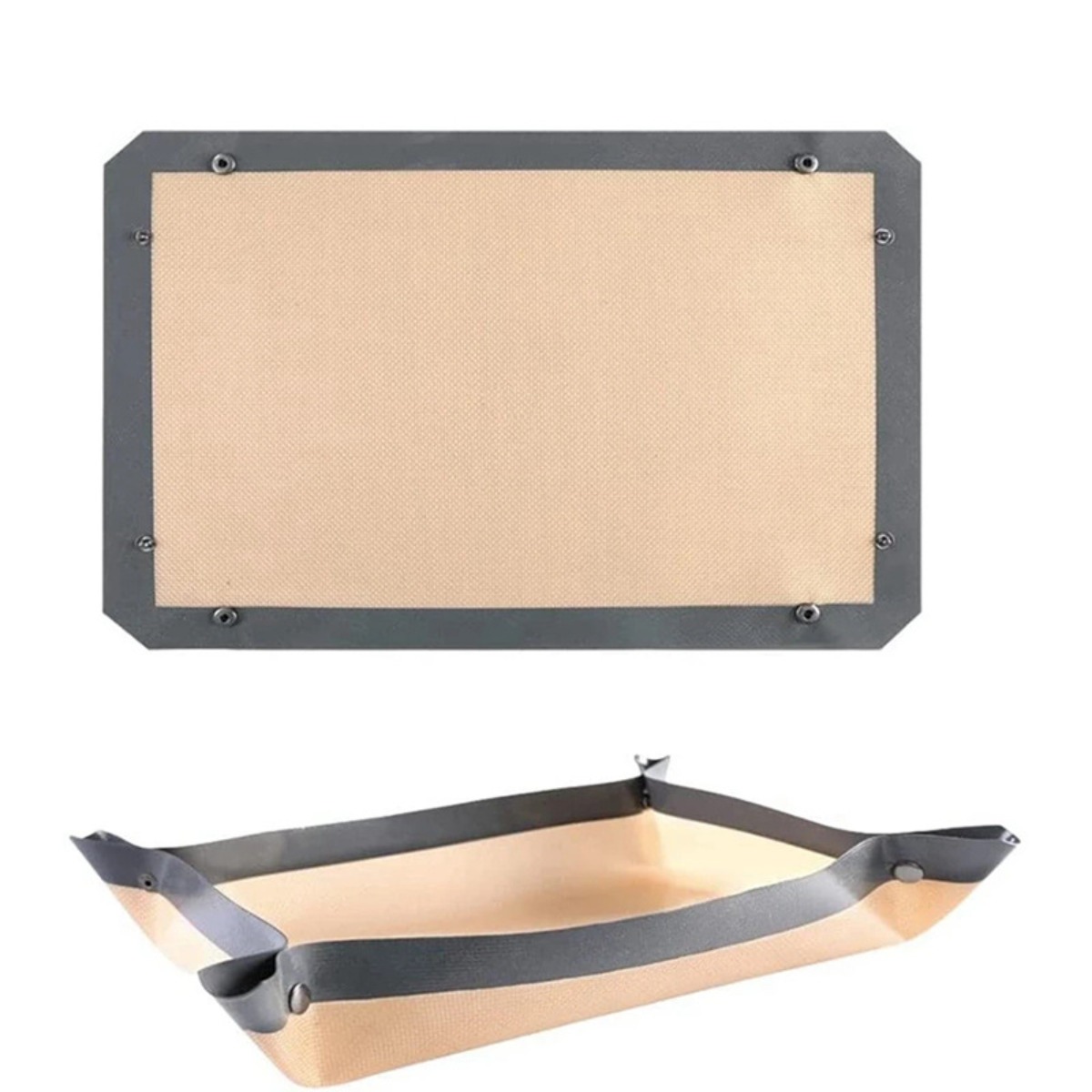 Silicone Baking Mat - 실리콘 베이킹 매트 (버클형, 누수 방지,