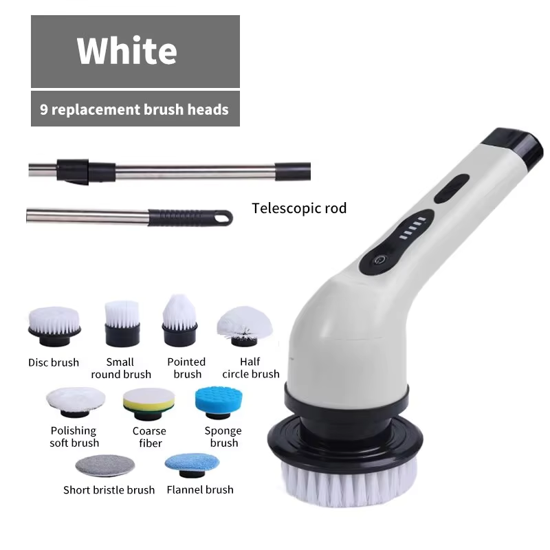 Kitchen Gadgets Electric - 9-in-1 전기 청소 브러시 전기 회전