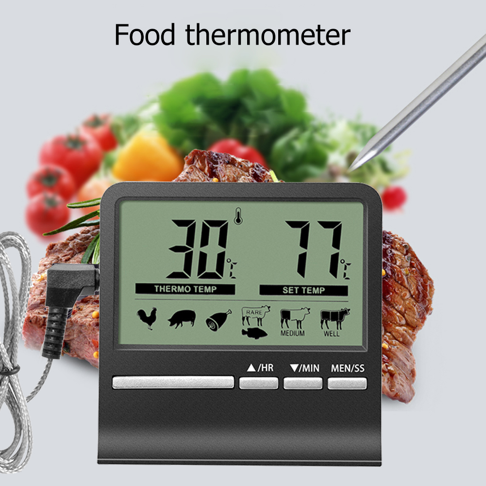 주방 디지털 온도계 금속 프로브 고기 음식 온도계 오븐 - Kitchen Timer Digital 리뷰 및 가격