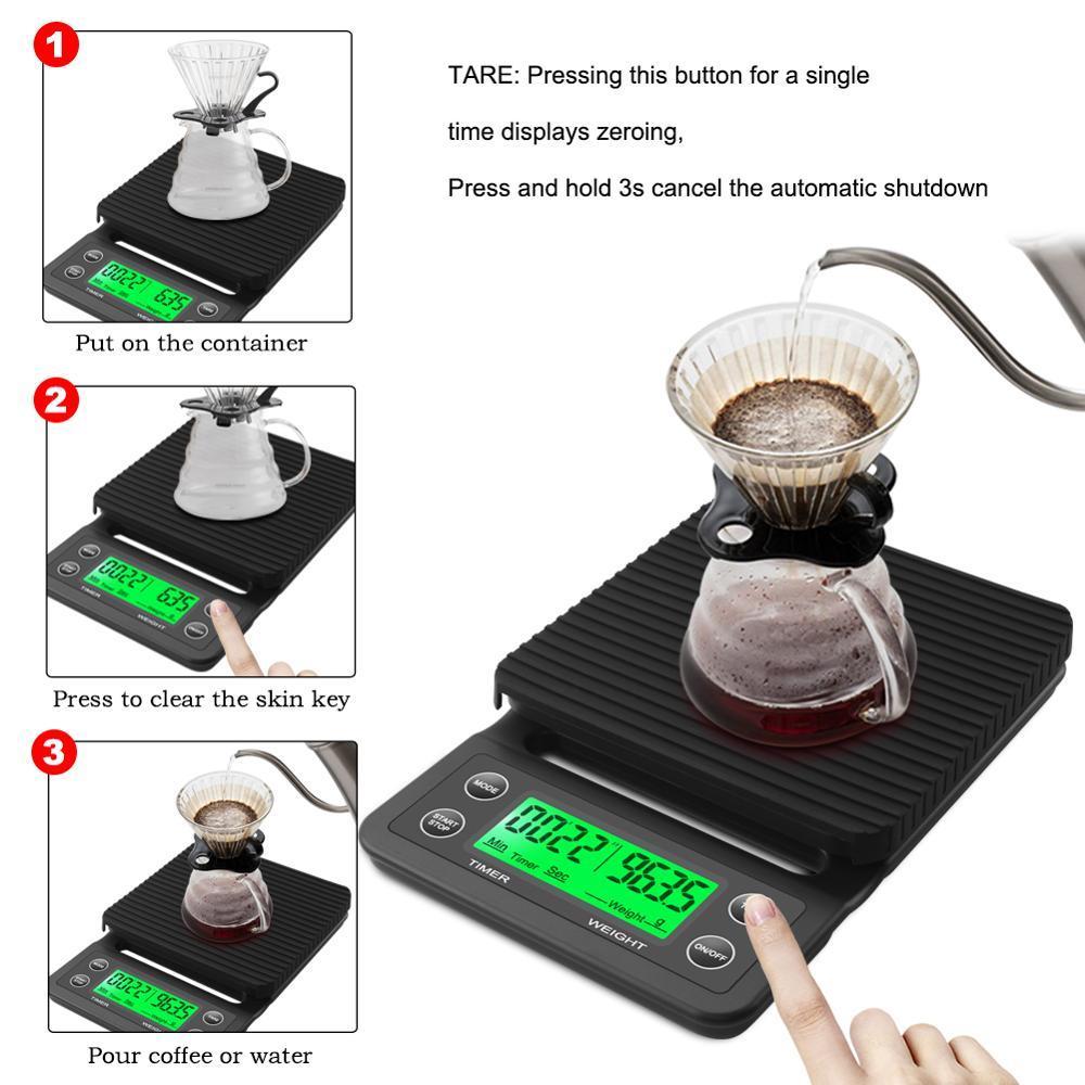 3kg/0.1g 5kg/0.1g 타이머가 있는 드립 커 - Kitchen Timer Digital 리뷰 및 가격
