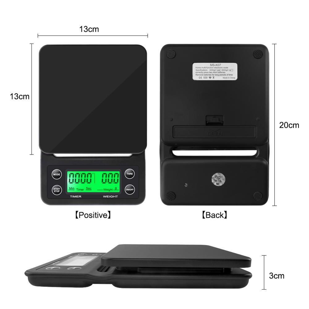 3kg/0.1g 5kg/0.1g 타이머가 있는 드립 커 - Kitchen Timer Digital 리뷰 및 가격