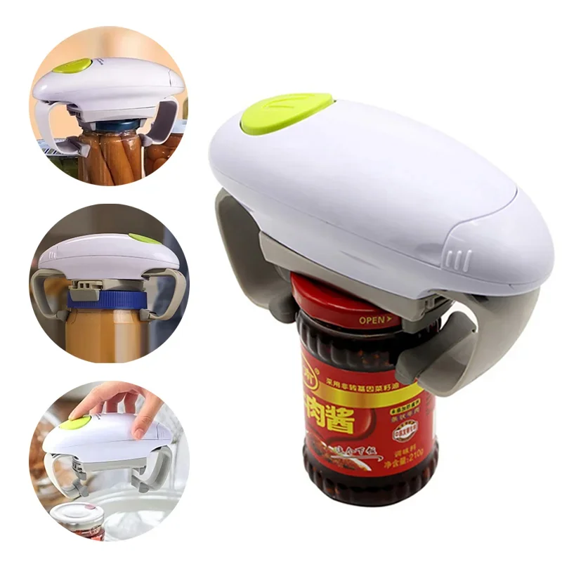 전동 캔 병뚜껑 따개, 양손잡이 원터치 자동 레스토랑  - Electric Can Opener 리뷰 및 가격