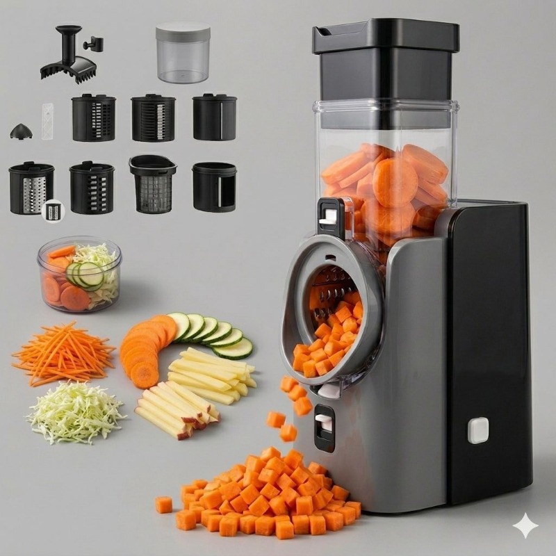 220V 전기 야채 다이서 슬라이서 다기능 가정용 감자 - Kitchen Gadgets Electric 리뷰 및 가격