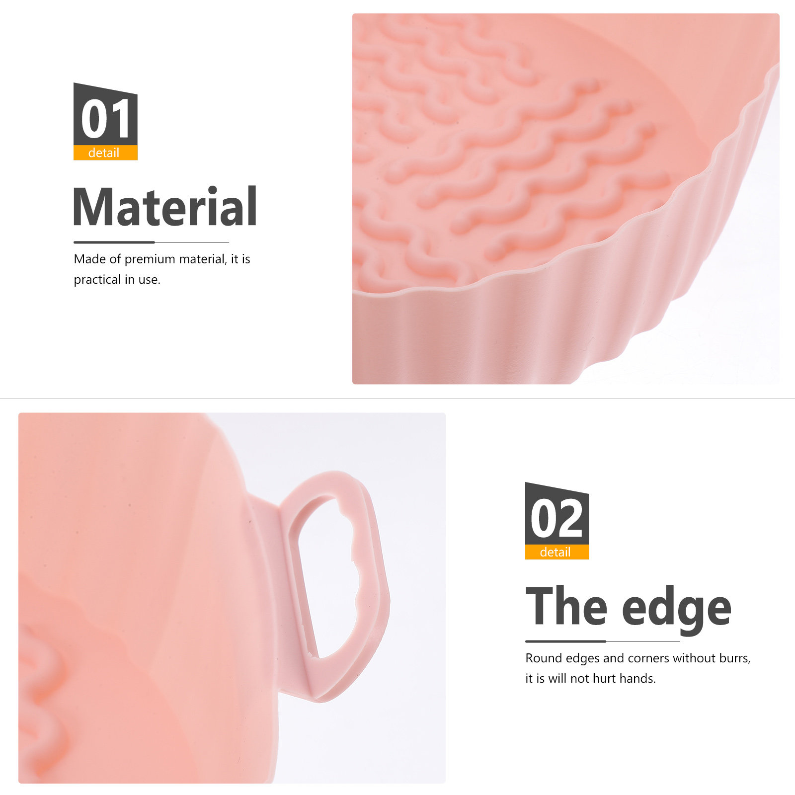 에어 프라이어 용 2Pcs 실리콘 베이킹 매트 논 스틱 - Silicone Baking Mat 리뷰 및 가격