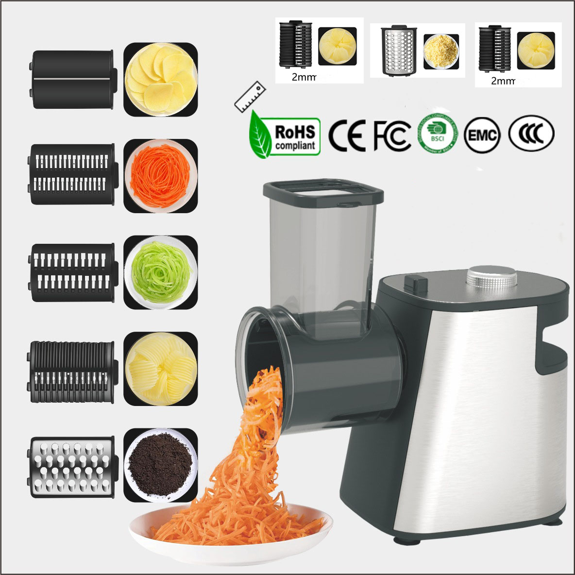 음식 슬라이서 치즈 그레이터 주방 도구 자동 전기 야채 - Kitchen Gadgets Electric 리뷰 및 가격