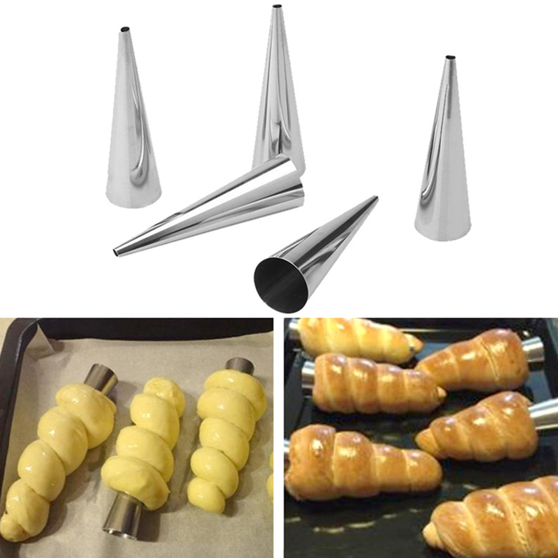 6PCS 무작위 컬러 오일 브러시가있는 원추형 튜브 몰 - Kitchen Gadgets Youtube 리뷰 및 가격