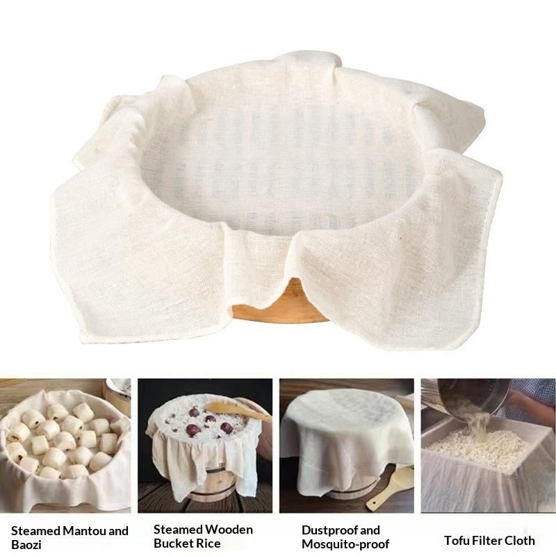 3Pcs 라운드 순수 코튼 스티머 천 40/60CM 논 - Silicone Baking Mat 리뷰 및 가격