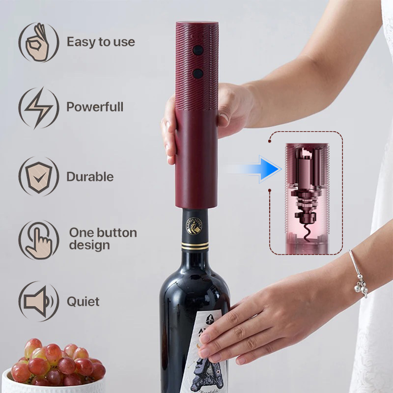 전기 와인 오프너 자동 레드 와인 코르크 따개 충전식  - Electric Can Opener 리뷰 및 가격