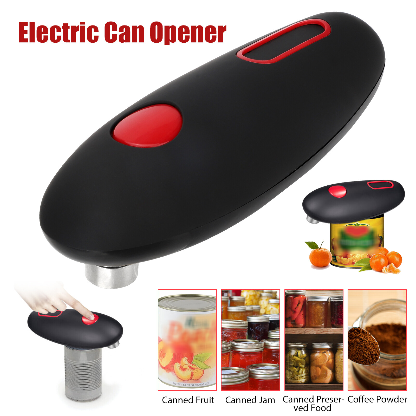 전기 상업용 캔따개, 부드러운 가장자리, 스테인리스 스 - Electric Can Opener 리뷰 및 가격