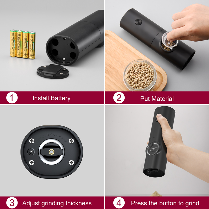 CROSIKO KYMQ-14BS LED 전기 후추 소금 - Kitchen Gadgets Electric 리뷰 및 가격
