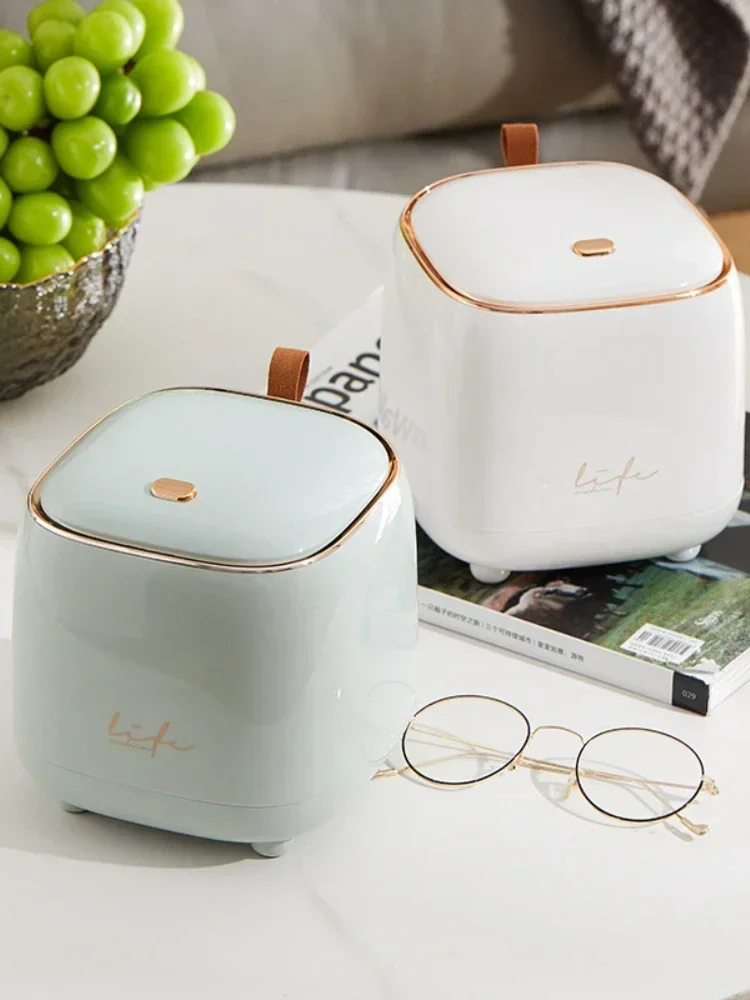 라이트 럭셔리 프레싱 데스크탑 휴지통 이중 레이어 커피 - Kitchen Gadgets Luxury 리뷰 및 가격