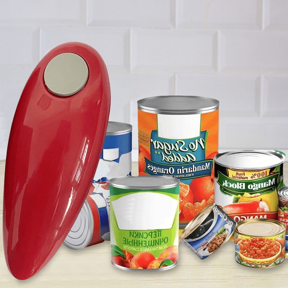전동 캔따개, 부드러운 가장자리 병따개, 배터리 작동식 - Electric Can Opener 리뷰 및 가격